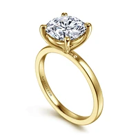 Gabriel & Co 9 Engagement Ring 14K Yellow Gold Classic ER14982R12Y4JJJ