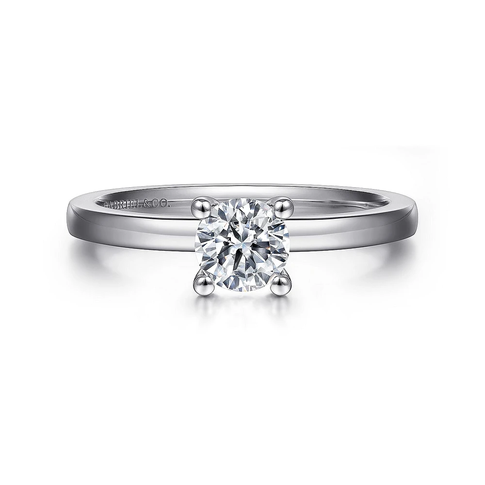 Gabriel & Co 5 Engagement Ring 14K White Gold Classic ER14982R2W4JJJ