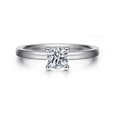 Gabriel & Co 5 Engagement Ring 14K White Gold Classic ER14982R2W4JJJ