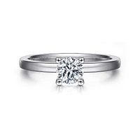 Gabriel & Co 5 Engagement Ring 14K White Gold Classic ER14982R2W4JJJ