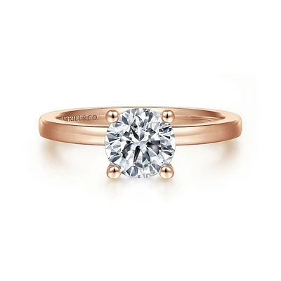 Gabriel & Co 6.5 Engagement Ring 14K Rose Gold Classic ER14982R4K4JJJ