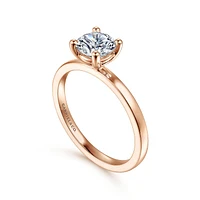 Gabriel & Co 6.5 Engagement Ring 14K Rose Gold Classic ER14982R4K4JJJ