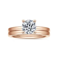 Gabriel & Co 6.5 Engagement Ring 14K Rose Gold Classic ER14982R4K4JJJ
