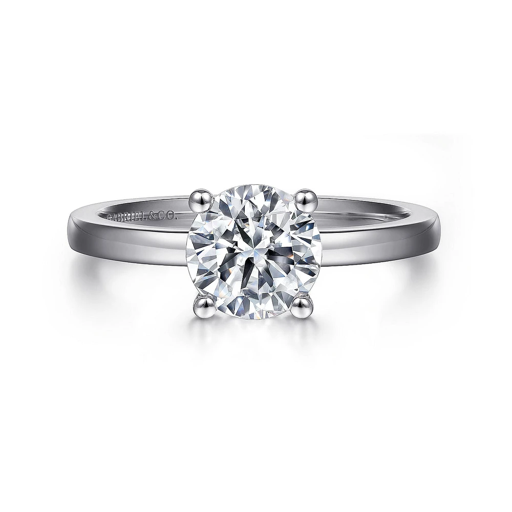 Gabriel & Co 7 Engagement Ring 14K White Gold Classic ER14982R5W4JJJ