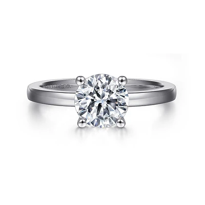 Gabriel & Co 7 Engagement Ring 14K White Gold Classic ER14982R5W4JJJ