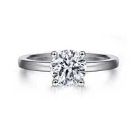 Gabriel & Co 7 Engagement Ring 14K White Gold Classic ER14982R5W4JJJ