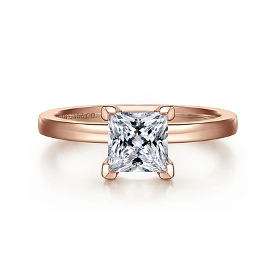 Gabriel & Co 5.5 Engagement Ring 14K Rose Gold Classic ER14982S4K4JJJ