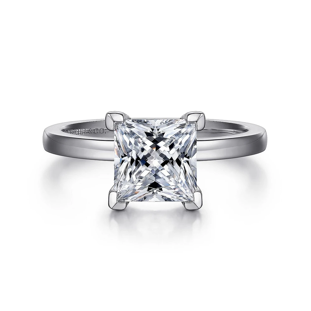 Gabriel & Co 7 Engagement Ring 14K White Gold Classic ER14982S8W4JJJ