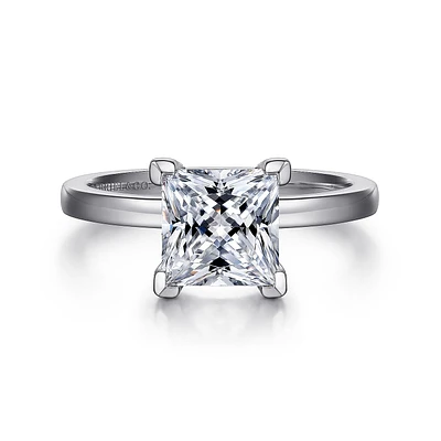 Gabriel & Co 7 Engagement Ring 14K White Gold Classic ER14982S8W4JJJ
