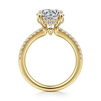 Gabriel & Co 9 Engagement Ring 14K Yellow Gold Classic ER14987R12Y44JJ