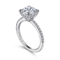 Gabriel & Co 8 Engagement Ring 18K White Gold Classic ER14987R8W83JJ