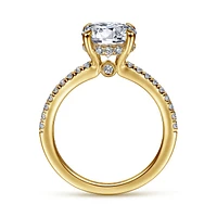 Gabriel & Co 8 Engagement Ring 18K Yellow Gold Classic ER14987R8Y83JJ