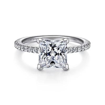 Gabriel & Co 7 Engagement Ring 14K White Gold Classic ER14987S8W44JJ