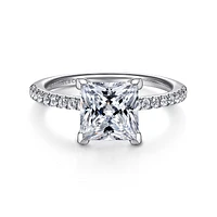 Gabriel & Co 7 Engagement Ring 14K White Gold Classic ER14987S8W44JJ