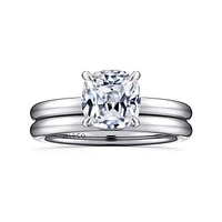 Gabriel & Co 7X7 Engagement Ring 14K White Gold Classic ER15619C8W4JJJ