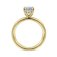 Gabriel & Co 9x6 Engagement Ring 14K Yellow Gold Classic ER15619O6Y4JJJ