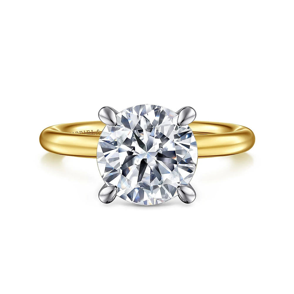 Gabriel & Co 9 Engagement Ring 14K Gold Classic ER15619R12M4JJJ
