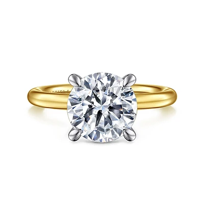 Gabriel & Co 9 Engagement Ring 14K Gold Classic ER15619R12M4JJJ