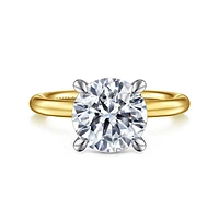 Gabriel & Co 9 Engagement Ring 14K Gold Classic ER15619R12M4JJJ