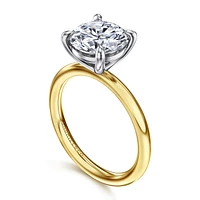 Gabriel & Co 9 Engagement Ring 14K Gold Classic ER15619R12M4JJJ