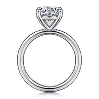Gabriel & Co 9 Engagement Ring 14K White Gold Classic ER15619R12W4JJJ