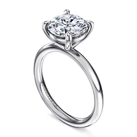 Gabriel & Co 9 Engagement Ring 14K White Gold Classic ER15619R12W4JJJ