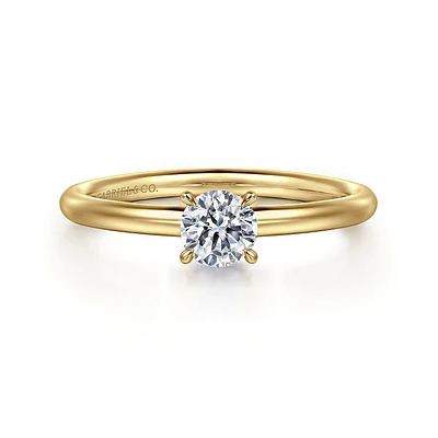 Gabriel & Co 5 Engagement Ring 14K Yellow Gold Classic ER15619R2Y4JJJ