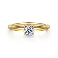 Gabriel & Co 5 Engagement Ring 14K Yellow Gold Classic ER15619R2Y4JJJ