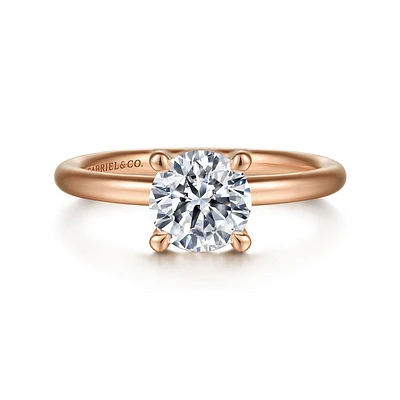 Gabriel & Co 6.5 Engagement Ring 14K Rose Gold Classic ER15619R4K4JJJ