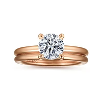 Gabriel & Co 6.5 Engagement Ring 14K Rose Gold Classic ER15619R4K4JJJ