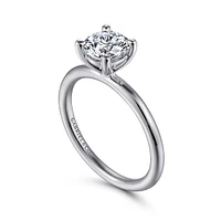 Gabriel & Co 6.5 Engagement Ring 18K White Gold Classic ER15619R4W8JJJ