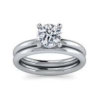 Gabriel & Co 7 Engagement Ring 14K White Gold Classic ER15619R5W4JJJ