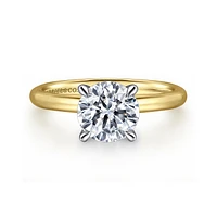 Gabriel & Co 8 Engagement Ring 14K Gold Classic ER15619R8M4JJJ