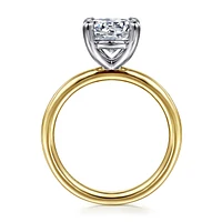 Gabriel & Co 8 Engagement Ring 14K Gold Classic ER15619R8M4JJJ