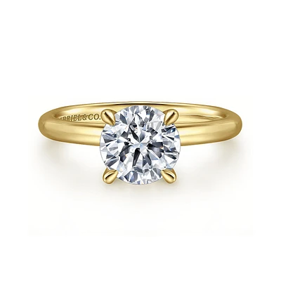 Gabriel & Co 8 Engagement Ring 14K Yellow Gold Classic ER15619R8Y4JJJ