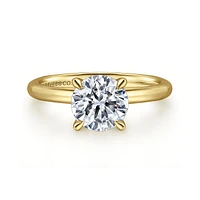 Gabriel & Co 8 Engagement Ring 14K Yellow Gold Classic ER15619R8Y4JJJ