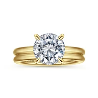Gabriel & Co 8 Engagement Ring 14K Yellow Gold Classic ER15619R8Y4JJJ