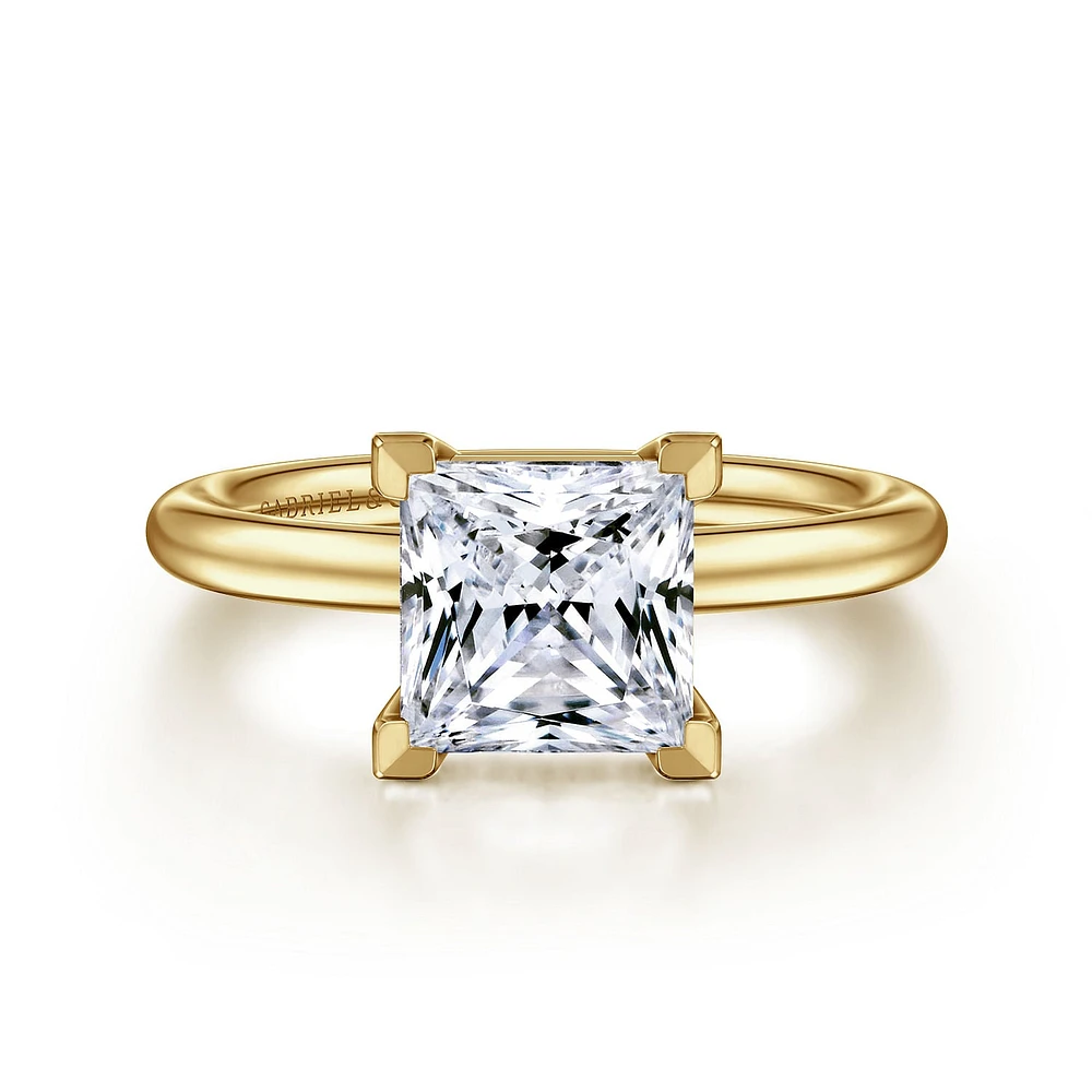 Gabriel & Co 7 Engagement Ring 14K Yellow Gold Classic ER15619S8Y4JJJ