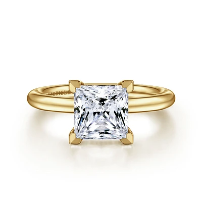Gabriel & Co 7 Engagement Ring 14K Yellow Gold Classic ER15619S8Y4JJJ