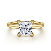 Gabriel & Co 7 Engagement Ring 14K Yellow Gold Classic ER15619S8Y4JJJ