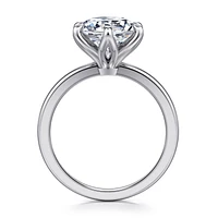 Gabriel & Co 9 Engagement Ring 14K White Gold Classic ER15702R12W4JJJ