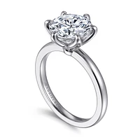 Gabriel & Co 9 Engagement Ring 14K White Gold Classic ER15702R12W4JJJ