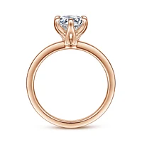 Gabriel & Co 6.5 Engagement Ring 14K Rose Gold Classic ER15702R4K4JJJ