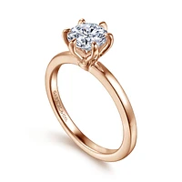 Gabriel & Co 6.5 Engagement Ring 14K Rose Gold Classic ER15702R4K4JJJ