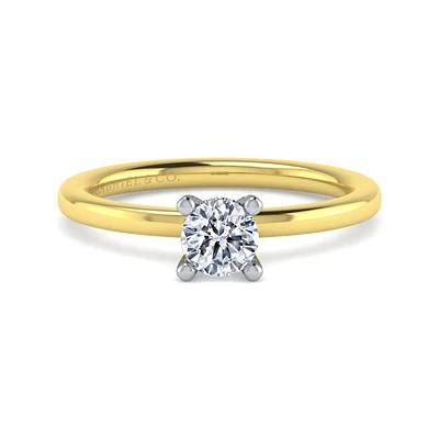Gabriel & Co 5 Engagement Ring 14K Gold Contemporary ER15743R2M44JJ