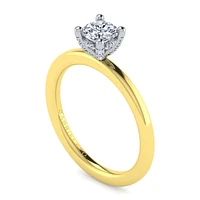 Gabriel & Co 5 Engagement Ring 14K Gold Contemporary ER15743R2M44JJ