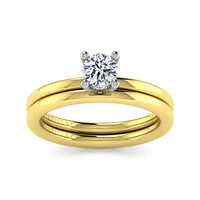 Gabriel & Co 5 Engagement Ring 14K Gold Contemporary ER15743R2M44JJ