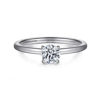Gabriel & Co 5 Engagement Ring 14K White Gold Contemporary ER15743R2W44JJ