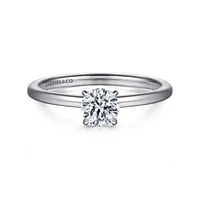 Gabriel & Co 5 Engagement Ring 14K White Gold Contemporary ER15743R2W44JJ