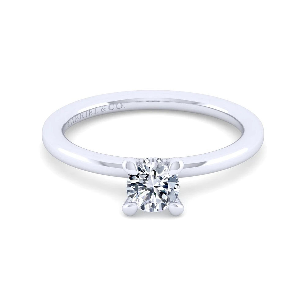 Gabriel & Co 5 Engagement Ring 14K White Gold Classic ER15744R2W44JJ